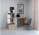 WIPMEB PACO PC 02 íróasztal artisan tölgy/ matt fehér - mindigbutor