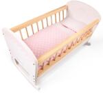New Classic Toys Дървена люлка за кукли с матрак, възглавница и одеяло (CLAS_10770)