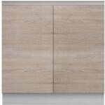 TEMPO KONDELA Kétajtós alsószekrény, tölgy sonoma, LINE - mindigbutor