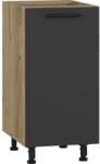 Halmar VENTO D-40/82 alsó szekrény, szín: craft tölgy/antracit - mindigbutor - 27 012 Ft