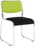 TEMPO KONDELA Szék tárgyalóterembe, zöld/fekete háló, BULUT - smartbutor