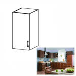 TEMPO KONDELA Felsőszekrény G40, balos, dió Milano, SICILIA - smartbutor