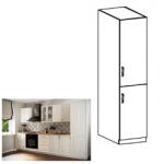 TEMPO KONDELA Élelmiszer szekrény D40SP, fehér/sosna Andersen, jobb, SICILIA - mindigbutor