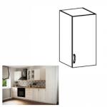 TEMPO KONDELA Felsőszekrény G40, jobbos, fehér/sosna Andersen, SICILIA - mindigbutor