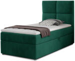 Eltap Rivia 90x200 boxspring ágy sötétzöld - smartbutor