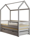 ADRK Artes házikó ágy, Szürke, Szürke - smartbutor - 210 567 Ft