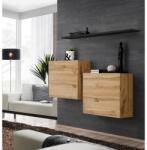 Wipmeble SWITCH 26 szekrénysor SB1 artisan-fekete - mindigbutor