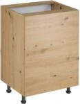 TEMPO KONDELA Alsó szekrény, artisan tölgy, univerzális, LANGEN D60 - smartbutor