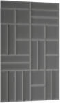 ELTAP Quadratta 120x195 kárpitozott panel, szürke - smartbutor