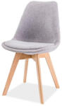 WIPMEB DIOR szék tölgy/JASNO szürke TAP. 34 - smartbutor