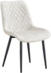 TEMPO KONDELA Étkezőszék, krémszínű/fekete, ZAINA TYP 1 - mindigbutor