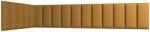 ELTAP Quadratta 100x220x50 kárpitozott panel, sárga - smartbutor