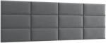 ELTAP Quadratta 240x90 kárpitozott panel, szürke - smartbutor
