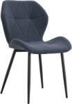 TEMPO KONDELA Étkezőszék, sötétszürke/fekete, MAKENA TYP 2 - mindigbutor