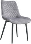 TEMPO KONDELA Étkezőszék, világosszürke/fekete, ZAINA TYP 1 - smartbutor
