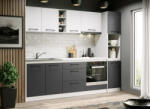 Mobiro Lorand szürke-fehér konyhabútor - 14 - 243, 2 cm - smartbutor