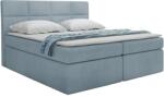 Miló Bútor TYP57 boxspring ágy, világoskék - mindigbutor - 397 690 Ft