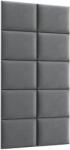ELTAP Quadratta 100x200 kárpitozott panel, szürke - smartbutor