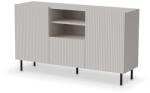 Halmar PAXOS KM-1 komód, szín: kasmír/fekete - smartbutor
