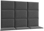 ELTAP Quadratta 180x120 kárpitozott panel, sötétszürke - mindigbutor