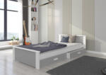ADRK Ágy ALDEX 180x80, Fehér, Világosszürke - smartbutor