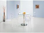 Halmar CYRYL asztal, átlátszó