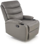 Halmar PERUS relax fotel pohártartóval, szín: szürke - smartbutor