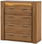 WIPMEB VELVET 75 (komód 4S) tölgy RUSTICAL - mindigbutor