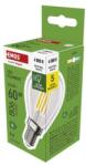 EMOS Glob LED cu filament mini, clasa A/ E14 / 3, 8 W (60 W) / 806 lm / Alb neutru