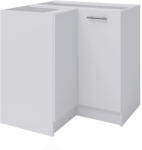 TEMPO KONDELA alsó sarokszekrény, fehér, FABIANA S - 90N - smartbutor