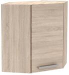 TEMPO KONDELA Felső sarokszekrény 1DV, tölgy sonoma, NOVA PLUS NOPL-013-OH - mindigbutor