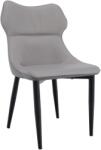 TEMPO KONDELA Étkezőszék, világosszürke/sötétszürke/fekete, TABITA - mindigbutor