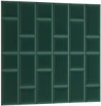 ELTAP Quadratta 180x180 kárpitozott panel, sötétzöld - smartbutor