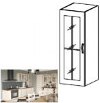 TEMPO KONDELA Szekrény, fehér/sosna északi, bal, ROYAL W40S - smartbutor