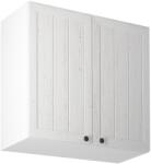 TEMPO KONDELA Felsőszekrény G80, fehér/sosna andersen, PROVANCE - mindigbutor - 55 955 Ft