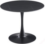 Fortrade Interlaken 2 asztal (fekete márvány) - smartbutor