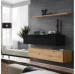 Wipmeble SWITCH 27 szekrénysor SB2 artisan-fekete - mindigbutor