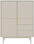 WIPMEB Viva Komoda Magas 3d3s Bézs/bézs - smartbutor