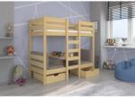ADRK BART emeletes ágy 200x90, Természetes fenyő - mindigbutor
