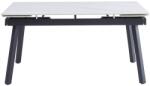 Fortrade Cupra kihúzható asztal (hg fehér márvány, 150/180/210x90x76) - mindigbutor