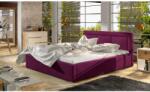 Eltap Belluno 200x200 fémvázas ágy sötétlila - mindigbutor