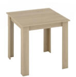 TEMPO KONDELA Étkezőasztal, tölgy sonoma, 80x80 cm, KRAZ - smartbutor