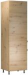 TEMPO KONDELA Magas hűtő beépítő szekrény, artisan tölgy, univerzális, LANGEN D60ZL - mindigbutor