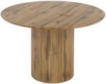TEMPO KONDELA Étkezőasztal, tölgy, átmérő 120 cm, MAHIR TYP 2 - smartbutor
