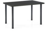 Halmar Modex 2 étkezőasztal 120 antracit asztallappal , fekete lábbal - smartbutor