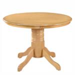 TEMPO KONDELA Étkezőasztal, kerek, világos tölgy, átmérő 106 cm, TABLOS - mindigbutor