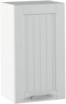 TEMPO KONDELA Felső szekrény, világosszürke/fehér, JULIA TYP 4 - mindigbutor