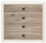 WIPMEB KOEN II 008 komód KOM 4S fenyő/tölgy karabel - mindigbutor