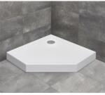 Radaway Doros PT szögletes zuhanytálca előlappal 100x100 fehér, ajándék szifonnal SDRPT1010-05 (SDRPT1010-05)