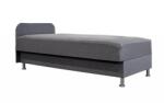 Miló Bútor Árkád (rugós) heverő, sötétszürke (90 cm)